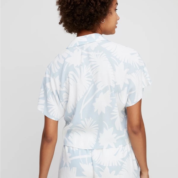 ARITZIA | Wilfred Free The Tie-Front Blouse in Yellow/White XS - Picture 4 of 12